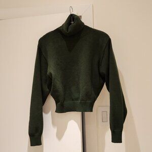 Zara Cropped Turtleneck Sweater